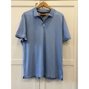 Banana Republic Luxury Touch Polo Shirt Men’s XL Blue 100% Cotton